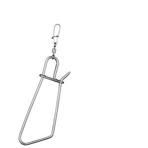 Stainless Steel Fish Clip With <b>Swivel</b> <b>Snap</b> Hook For Live Bait Fishing Gear One Size Pack - Product Image 1