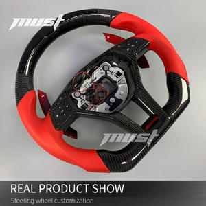 Pour mercedes-benz W204 W212 modèles <span class=keywords><strong>AMG</strong></span> CLA45 <span class=keywords><strong>C63</strong></span> E550 E63 S GLA45 SL63 2011-2015 classe E <span class=keywords><strong>volant</strong></span> LED en Fiber de carbone personnalisé - Product Image 5