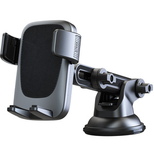 Support de téléphone pour voiture, ventouse noire, support de pare-brise, réglable à 360 degrés, universel pour la navigation - Product Image 1