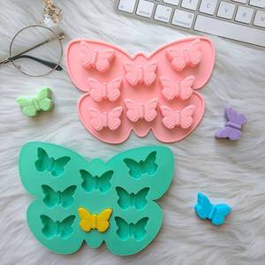 La fábrica MUYULINS puede personalizar un molde para caramelos con forma de mariposa de 8 cavidades, molde de silicona antiadherente LFGB, sin BPA, para gomitas y chocolate. - Product Image 3