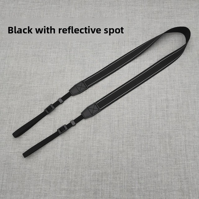 Customization Solid Color Camera Strap Black Nylon Adjustable Quick-Release Car Seam Single-Shoulder Lanyard for Fast Shooting