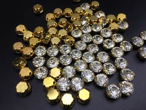 3D griffe diamant cristal verre bricolage robe de mariée accessoires colle-sur strass lâches pour vêtements et accessoires pour cheveux - Product Image 6