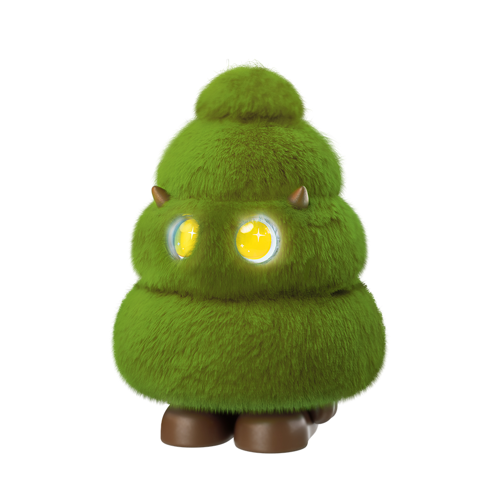 Pas brûlé arbre vert amon