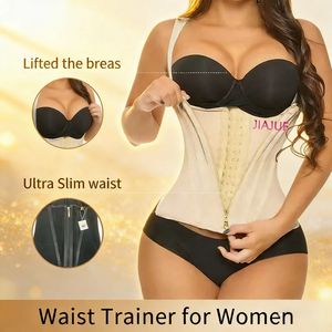 Gaine amincissante pour femme, haute compression, avec contrôle du ventre, sangle réglable et 13 baleines - Product Image 4