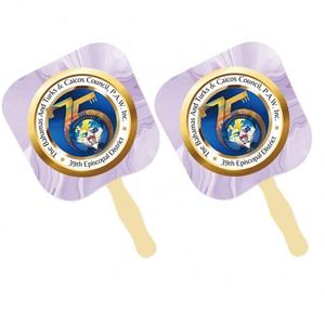 Abanicos Personalizados con Logotipo al por Mayor, Foto y Texto Personalizados, Diseño de Animales en PVC, para Eventos, Bodas, Graduaciones y Reuniones - Product Image 4