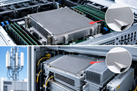 Feuille absorbante thermique pour la suppression des interférences électromagnétiques (EMI) des modules de puissance IGBT et MOSFET, gestion thermique et contrôle des interférences électromagnétiques