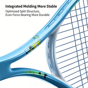 Raquette de tennis en graphite, contrôle de précision, cadre équilibré, tête surdimensionnée, cordes haute tension pour les tournois professionnels. - Product Image 6