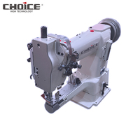 Machine à coudre industrielle Golden Choice GC335B à bras cylindrique, point noué, pour sacs en cuir, avec grand crochet