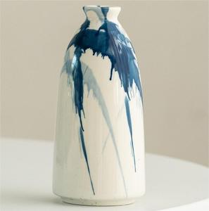 Hand Painted Ink Splash Creative <b>Small</b> Size Ceramic <b>Vase</b> for Living Room Desktop Dried Fresh Flower Display Decoration - Product Image 5