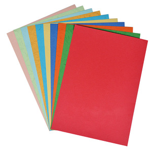Nouvelles du printemps : Papier A4, 100 feuilles/paquet, reliure rectangulaire, emballage <span class=keywords><strong>en</strong></span> sachet, motif grain de cuir, pour loisirs créatifs et bricolage pour enfants - Product Image 5