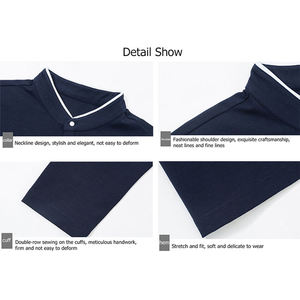 Chemises <span class=keywords><strong>polo</strong></span> de golf personnalisées pour hommes Conception et impression de logos <span class=keywords><strong>T</strong></span>-shirts à manches OEM <span class=keywords><strong>T</strong></span>-shirts unis Motif solide - Product Image 2