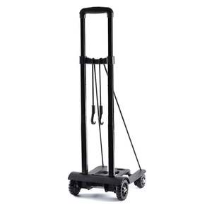 High Four-Wheel Foldable <b>Handcart</b> with Telescopic Design 50KG Load Capacity Durable PP+Iron Material Customizable - Product Image 2