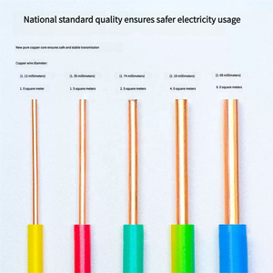 <span class=keywords><strong>สาย</strong></span> BV แกนทองแดงบริสุทธิ์แกนเดียว<span class=keywords><strong>สาย</strong></span>1.5/2.5/4/6สี่เหลี่ยมสำหรับตกแต่ง<span class=keywords><strong>บ้าน</strong></span> - Product Image 4