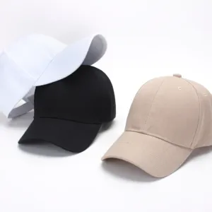 OEM 定制 6 面板折叠装帽子平原棒球帽贴花刺绣帽，3D 刺绣帽