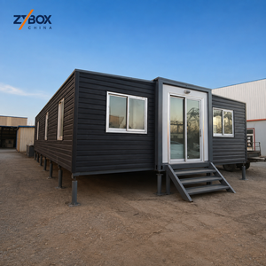 ZYBOX Case Prefabbricate Modulari Pieghevoli con Ampio Spazio, Installazione Rapida, <span class=keywords><strong>Casa</strong></span> Container Espandibile da 40FT per Progetti Residenziali e Resort - Product Image 1