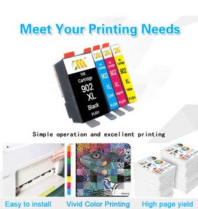 HP 902XL Colorant/Pigment compatible taille XL pour cartouche pour imprimantes HP OfficeJet Pro 6968 6975 6978 - Product Image 6