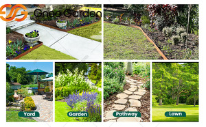 Borde rectangular de acero Corten para diseños de jardines rústicos Borde de metal de aspecto degradado - Product Image 5