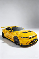 Kit carrosserie en fibre de carbone pour Ford Mustang GTD, pare-chocs avant et arrière, jupes latérales, spoiler de capot, accessoires Mustang GTD