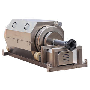 آلة ترشيح دوارة متكاملة لصناعة المسالخ والتربية، نظام أوتوماتيكي لفصل المياه العادمة مع غسيل عكسي - Product Image 1