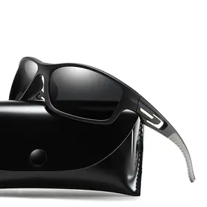 GUDA 브랜드 패션 클래식 편광 스포츠 선글라스 UV400 TR 프레임 안경 태양 안경 남성