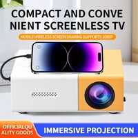 YG300 projecteur LED de bureau à domicile HD 1080P Mini projecteur Laser 3D 20000 Lumens luminosité Android 11 OS intégré à courte portée directe