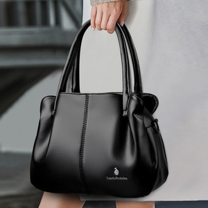 Sacs à main de luxe pour femmes, sacs à bandoulière en cuir PU tendance, grands sacs fourre-tout vintage pour dames - Product Image 2