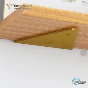 Triangle <b>Bracket</b> Black Painted Steel <b>Corner</b> Support Standard Size - Product Image 2