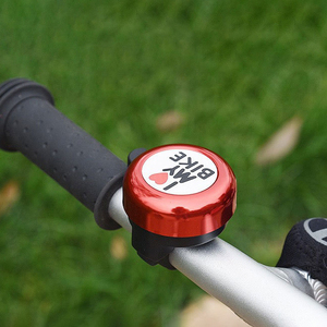 Sonnette de vélo pour enfants en alliage d'aluminium Sonnette de vélo de montagne Noir Bleu Rouge Violet Blanc Sliver Sonnette de guidon de vélo - Product Image 3