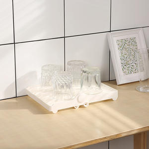 Bianco piccolo piatto posate da cucina stendino <span class=keywords><strong>pieghevole</strong></span> in plastica Organizer vassoio per piatto - Product Image 3