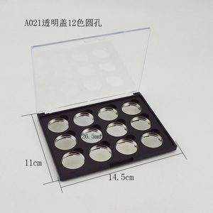 Palette à paupières magnétique <span class=keywords><strong>vide</strong></span>, étui de <span class=keywords><strong>maquillage</strong></span> à marque privée, vente en gros pour fards de 26 mm, en plastique PS recyclable - Product Image 2