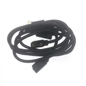USB DC Cable2.54mm ชาร์จแม่เหล็ก USB 1ถึง2พิน Pogo ขั้วต่อสายแม่เหล็กตัวผู้สำหรับนาฬิกาอัจฉริยะ <span class=keywords><strong>GT88</strong></span> G3 KW18 GT68 Y3 - Product Image 1