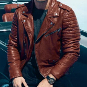 Blouson de motard unisexe en cuir personnalisé de haute qualité BS International, en toile imperméable et coupe-vent, avec logo frontal, idéal pour l'hiver - Product Image 1
