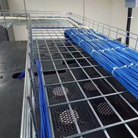 Plateau de câblage en treillis métallique robuste, taille de grille personnalisée, panier de rangement, direct usine pour projets de câblage industriel