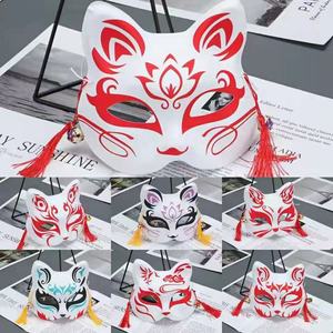 Máscara <span class=keywords><strong>de</strong></span> gato zorro <span class=keywords><strong>de</strong></span> media cara <span class=keywords><strong>de</strong></span> estilo japonés pintada a mano <span class=keywords><strong>de</strong></span> plástico <span class=keywords><strong>para</strong></span> hombres y mujeres accesorios <span class=keywords><strong>de</strong></span> <span class=keywords><strong>Halloween</strong></span> transfronterizos Bola <span class=keywords><strong>de</strong></span> fiesta - Product Image 6