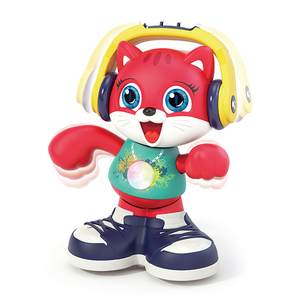 Interessante B/O dancing light <span class=keywords><strong>music</strong></span> walk record robot toy cat <span class=keywords><strong>for</strong></span> kids - Product Image 1