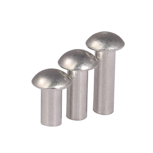 Remache de aluminio y zinc con cabeza redonda para protección contra rayos - Product Image 1