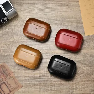 2020 New Arrivals For Airpods Case Luxury Leather Wireless Earphone Case For AirPods Pro 4