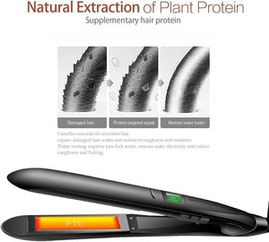 Plancha y Rizador de Pelo Profesional 2 en 1 con Pantalla LCD de Temperatura, Placas de Cerámica de 230°C, Calentamiento Rápido y Protección contra Sobrecalentamiento para Uso Doméstico - Product Image 5