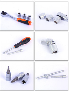 Jeu de clés à cliquet en acier OEM 85 pièces, outils mécaniques manuels, clés à douilles, ensembles d'outils pour mécaniciens automobiles - Product Image 5