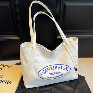 2026 best-selling eco-friendly <b>reusable</b> organic cotton tote <b>bag</b> with custom printed logo - Product Image 4
