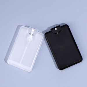 El dezenfektanı cep parfüm kredi kartı sprey şişe Mini siyah beyaz kırmızı 20ml serigrafi özelleştirilmiş pompa püskürtücü ST - Product Image 3