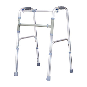 Aluminum Alloy <b>Walker</b> With Wheels Foldable For <b>Elderly</b> Mobility Aid - Product Image 1