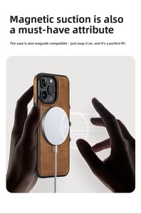 <span class=keywords><strong>Coque</strong></span> de téléphone magnétique avec support anneau métallique personnalisable en usine pour <span class=keywords><strong>iPhone</strong></span> 17 Pro Max, 17 Pro, 17 avec béquille - Product Image 5