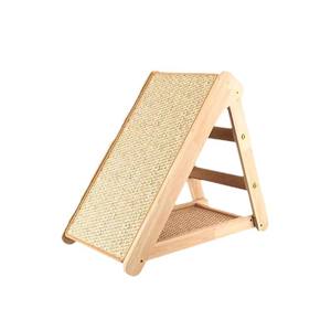 Moderne Multi-Combinatie Massief Hout Verticale Kat Krabplank Nest <span class=keywords><strong>Sisal</strong></span> Vouwen Kat Boom Slijtvaste Kruimels-Vrije Functie - Product Image 4