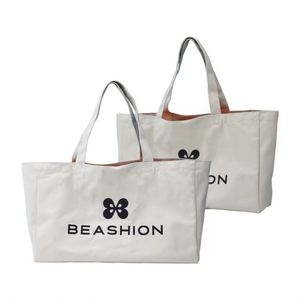 Sac de courses en toile de coton grand format, personnalisé avec logo, écologique, pour la vente en gros - Product Image 1