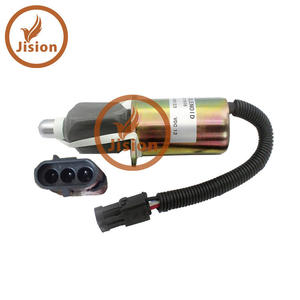 Vanne solénoïde d'arrêt de carburant pour engins de construction 3921978 - Product Image 2