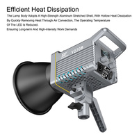 Lampe LED bicolore 220W pour tournage vidéo et photographie sur caméra, très vendue sur TikTok en 2024, plage de couleurs 2700-6500K