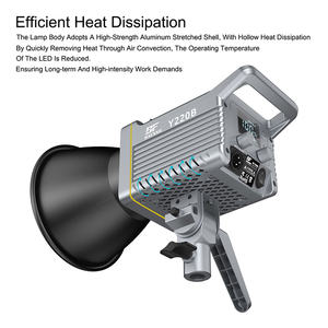 Lampe LED bicolore 220W pour tournage vidéo et photographie sur caméra, très vendue sur <span class=keywords><strong>TikTok</strong></span> en 2024, plage de couleurs 2700-6500K - Product Image 6