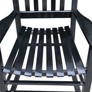 DB-mecedora de porche de madera negra - Product Image 2
