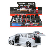 Voiture miniature en alliage moulé sous pression à l'échelle 1:32 avec portes ouvrables, 3 couleurs assorties, modèle de véhicule en métal pour collection d'enfants, cadeau